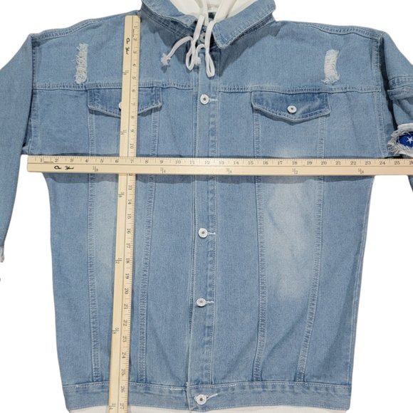 Roffatide Anime My Hero Academia Shoto Todoroki Denim Jacket (Size 2XL) - Picture 11 of 11